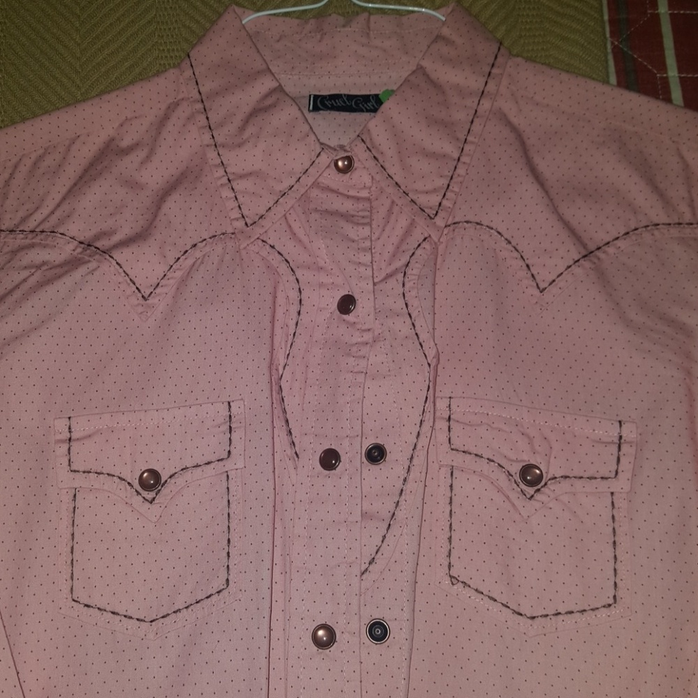 Cruel girl pearl snap size large - Picture 2 of 4